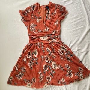 French Connection Tamika Pleated Jersey Dress SIZE 0